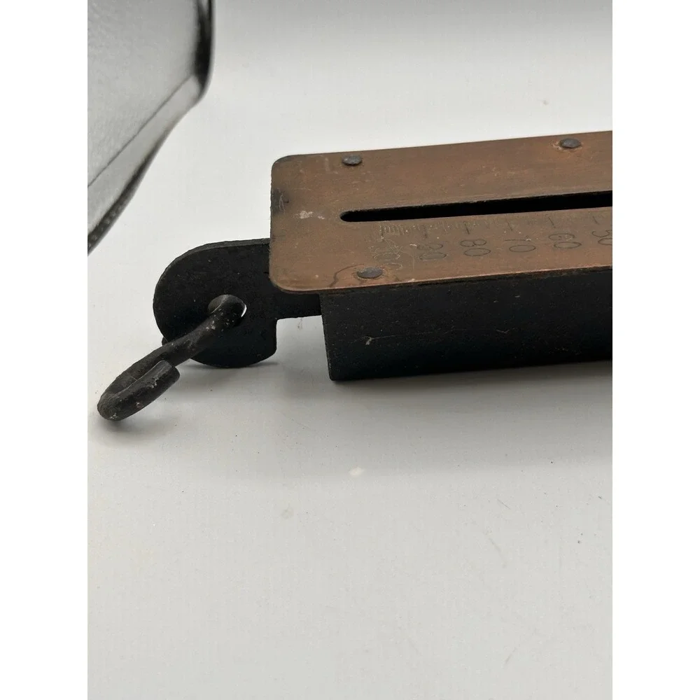 Vintage Detecto Scales No. 4100 1-100lbs Brass Hanging Spring‎ Balance Scale NY